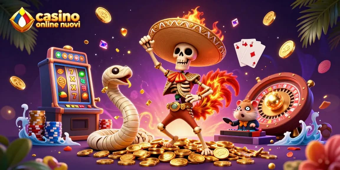 Scopri i nuovi giochi di casinò online con il nostro divertente mix di elementi gratuiti e caratteri vivaci.
