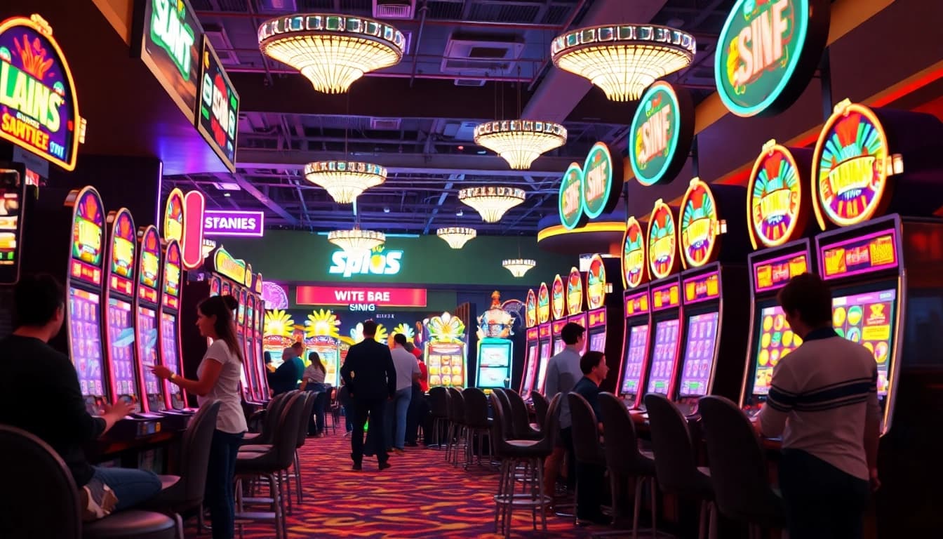 Menangkan slot gacor hari ini dengan mesin slot berwarna-warni dan pemain bersemangat.
