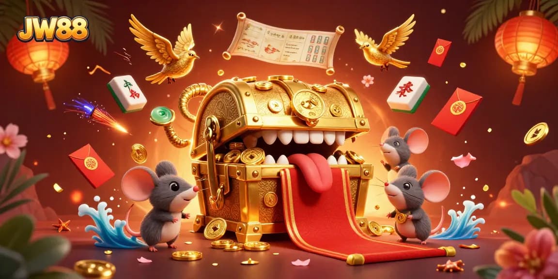 Experience thrilling adventures at JW88 with a vibrant online casino atmosphere featuring treasure and excitement.