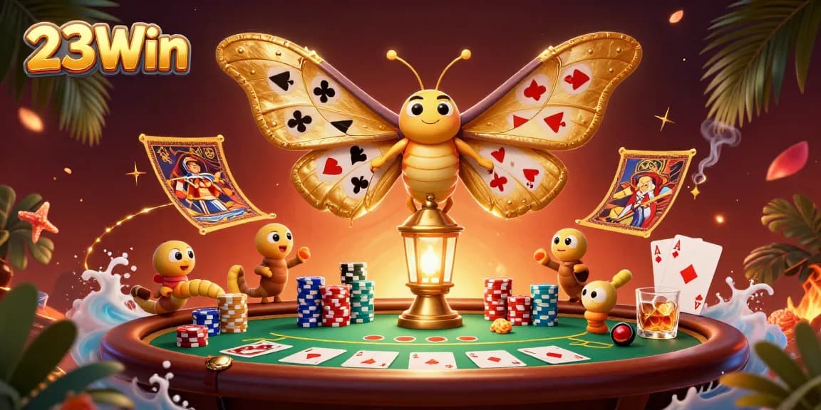 Experience exciting gameplay at 23Win with the elite poker elements and vibrant casino atmosphere.