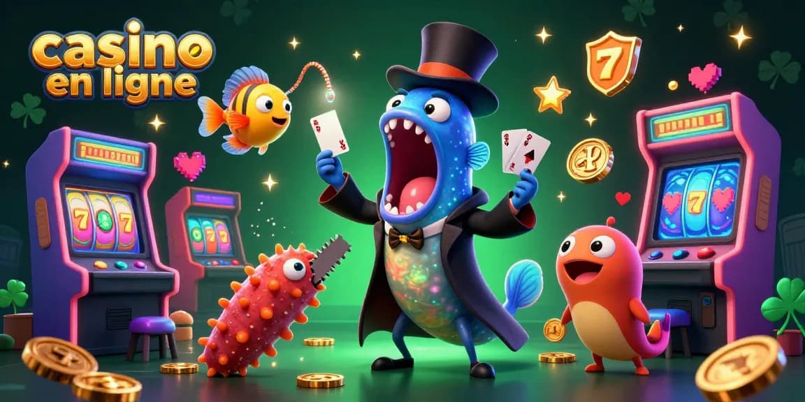 Découvrez le monde du casino en ligne avec ce jeu fascinant mettant en scène un poisson-lanterne et un anguille gulper.