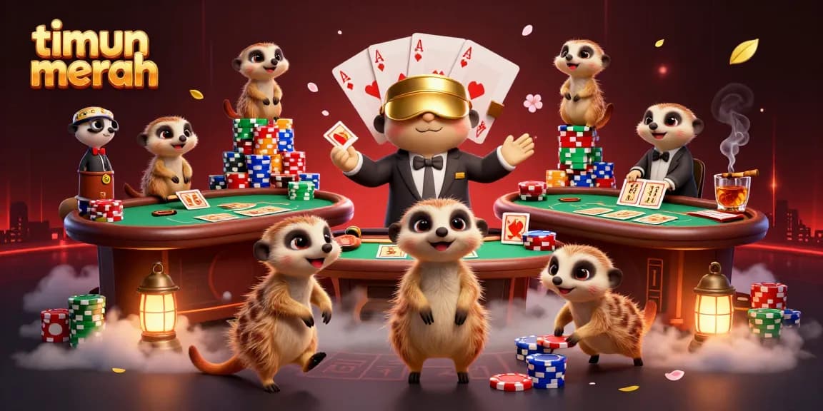 Dalam permainan timun merah, koloni meerkat melakukan aksi kasino yang mengasyikkan.