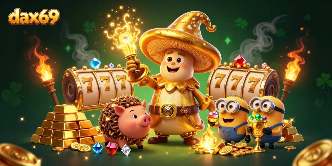 Menangkan jackpot di dax69 dengan si penyihir jamur emas dan teman-temannya di dunia kasino.