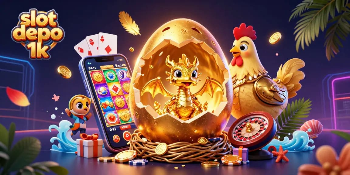 Spin to win big with slot depo 1k as a golden dragon guards your jackpot!