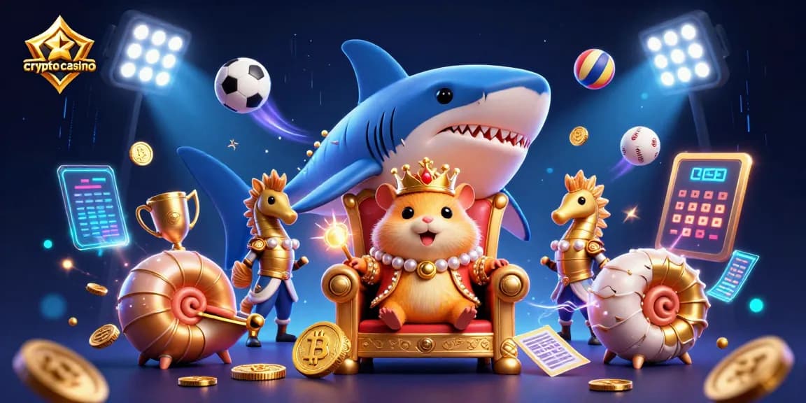 Plongez dans le monde des crypto casinos en jouant avec des monstres marins et des éléments de jeu captivants.
