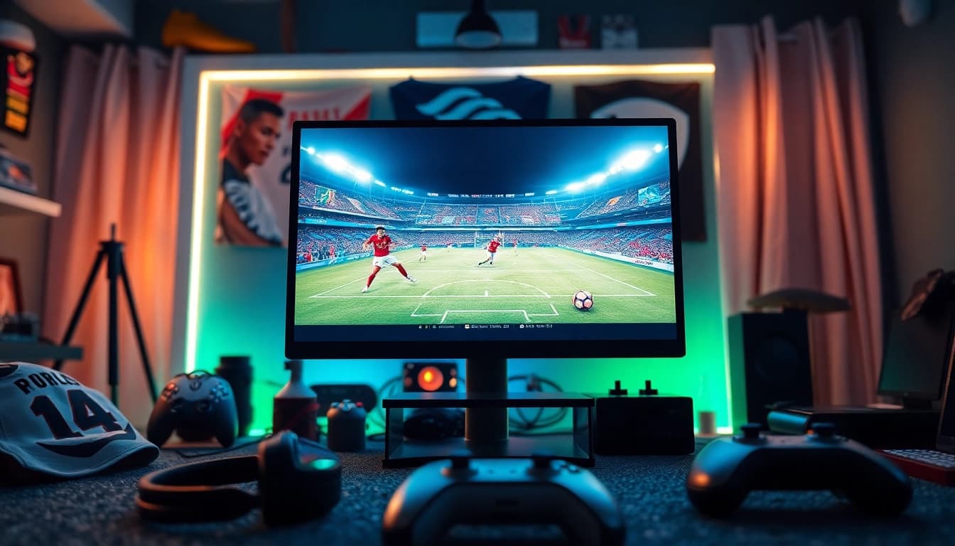 Menyaksikan pertandingan bolakami secara streaming dengan perlengkapan modern dan nyaman.