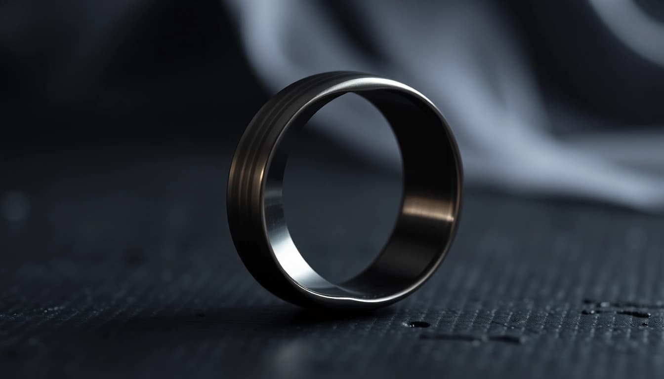 Stylish Choices for Gunmetal Wedding Bands for Men