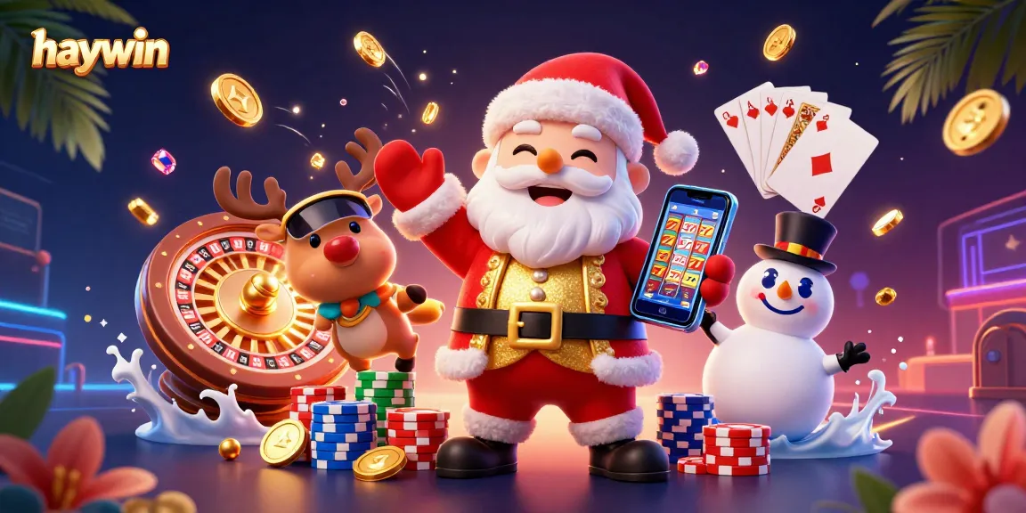 Experience exciting gameplay at haywin, featuring vibrant slot reels and animated casino characters!