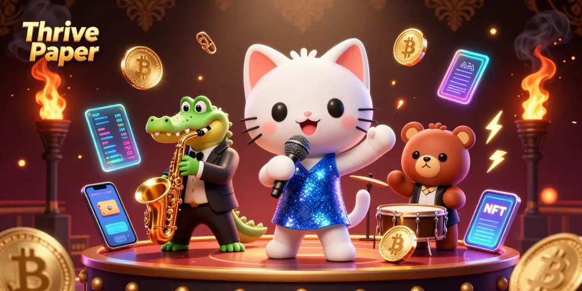 Engage with Thrive Paper as the jazzy cat, crocodile, and bear bring the casino to life!