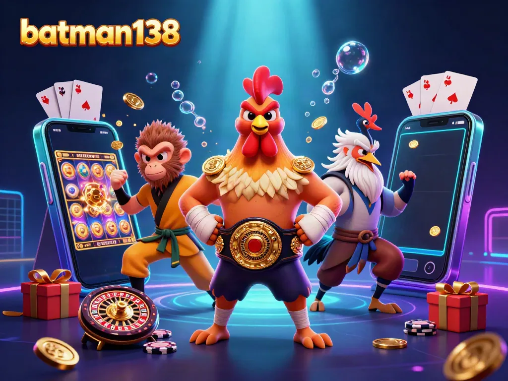 Engage with batman138 in vibrant casino action featuring characters and game elements.