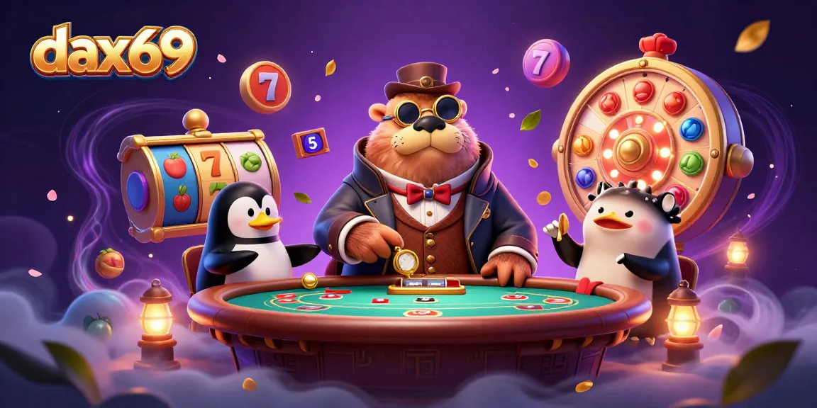 DAX69 mengundang Anda untuk bermain permainan slot yang penuh jackpot dalam ilustrasi yang dinamis dan menarik.