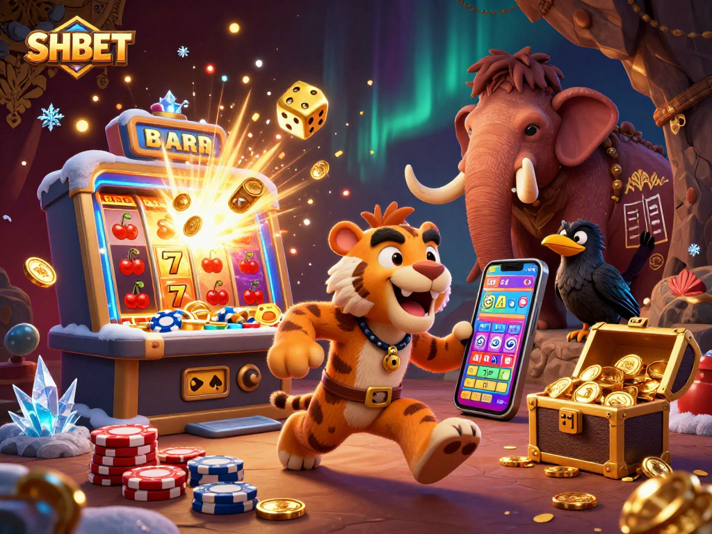 Experience top-tier gambling strategies at SHBET with exciting casino elements lighting up the night.