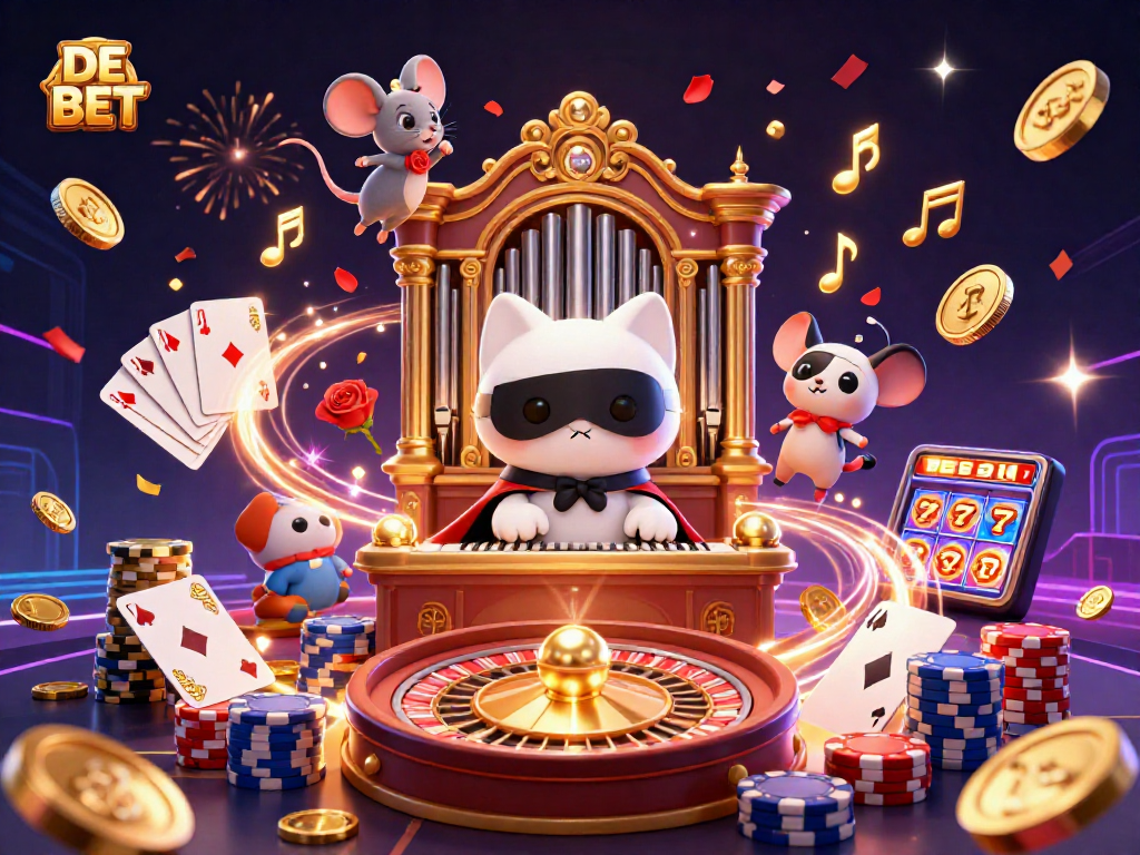 Experience winning thrills at DE BET with our vibrant casino atmosphere showcasing games and excitement.