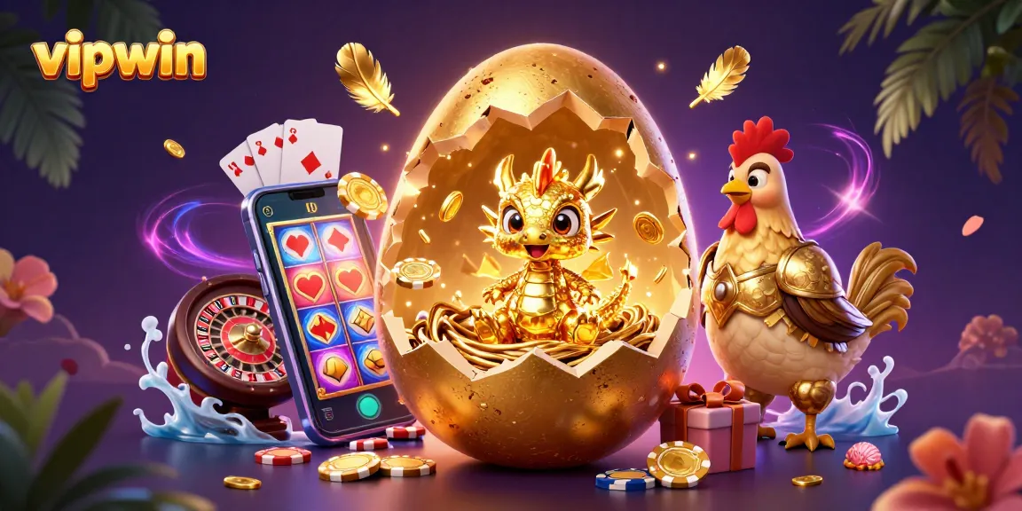 Experience the thrill of vipwin with a treasure of gaming elements and golden riches.