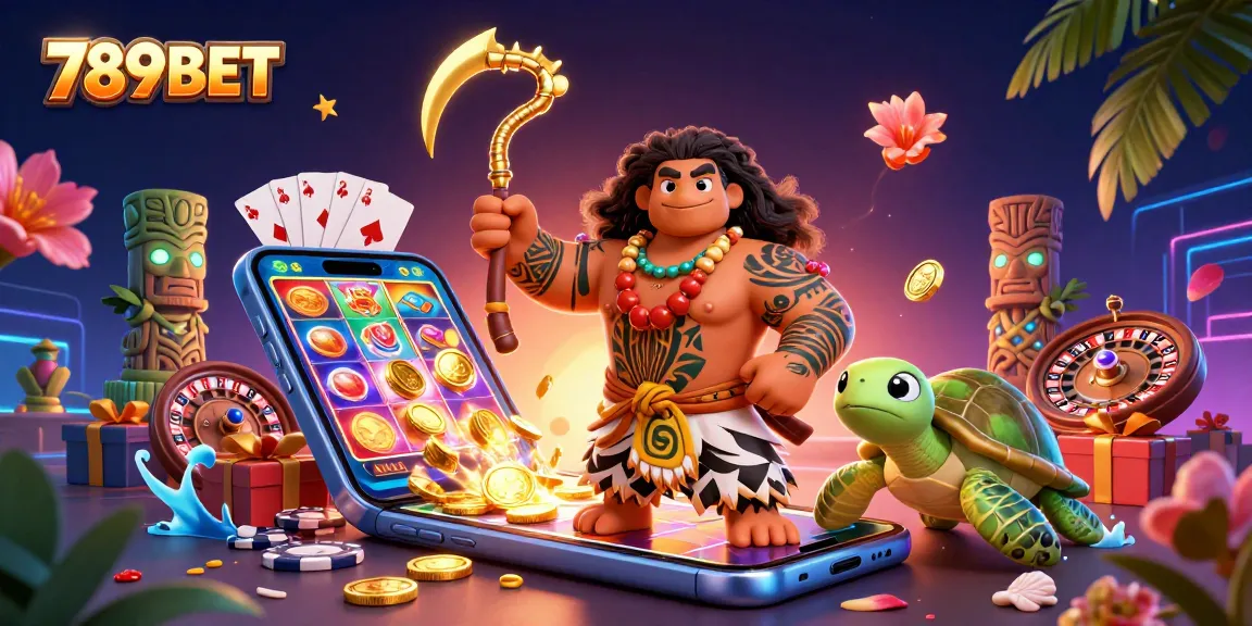 Engage in thrilling casino action at 789BET with vibrant game elements and character interactions.