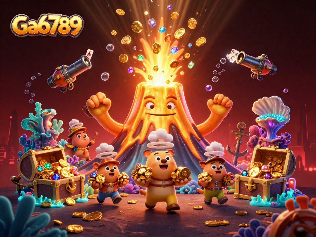 Engage with Ga6789 by playing dynamic underwater treasure-themed casino games.