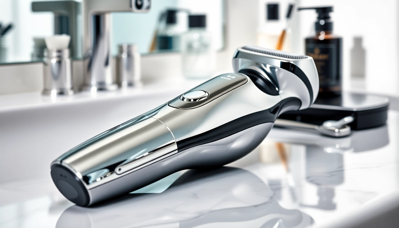 Showcase Laifentech electric shaver emphasizing sleek design and quality craftsmanship.