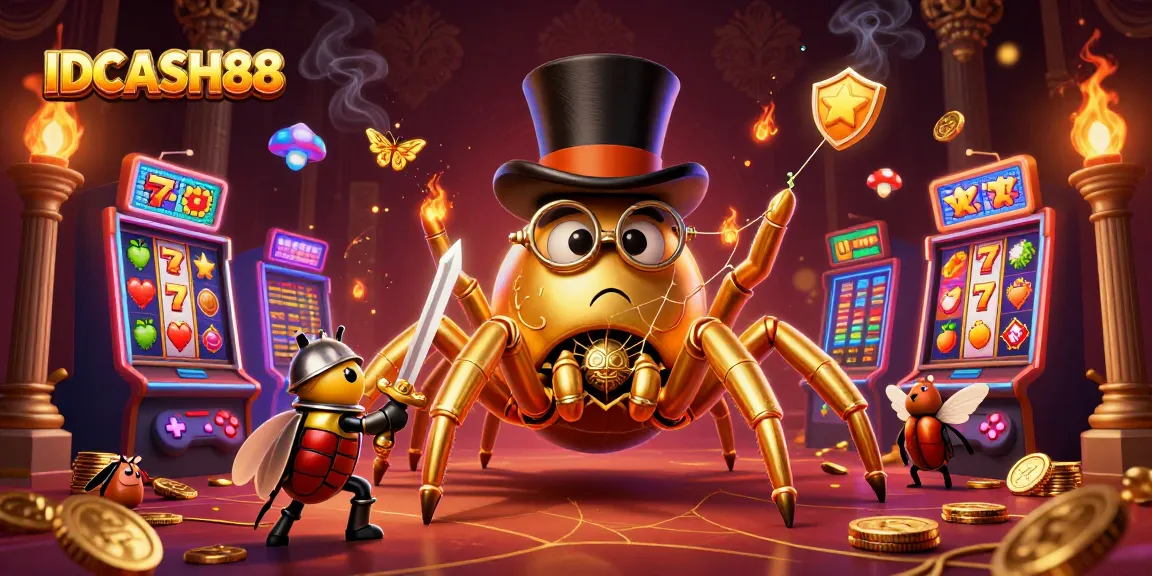 Experience thrilling gameplay at IDCASH88 with vibrant slot machines and captivating characters.