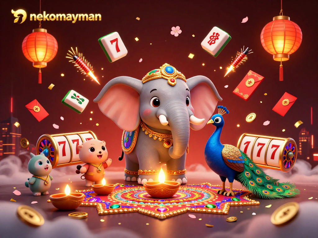 Experience big wins with nekomayman in an engaging, colorful casino-themed adventure with dynamic elements.