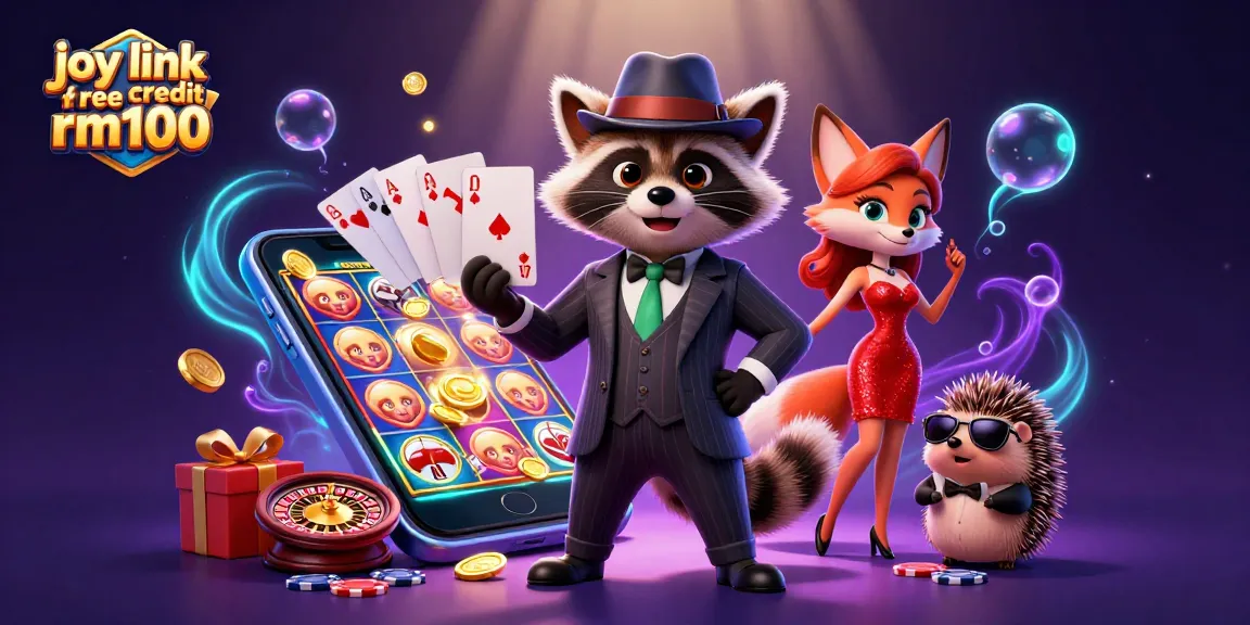 Experience the excitement of joy link free credit rm100 with our engaging casino illustration.