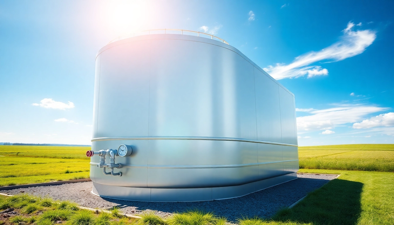 Visual representation of Above-Ground Storage Tank Design showcasing its features and safety elements.