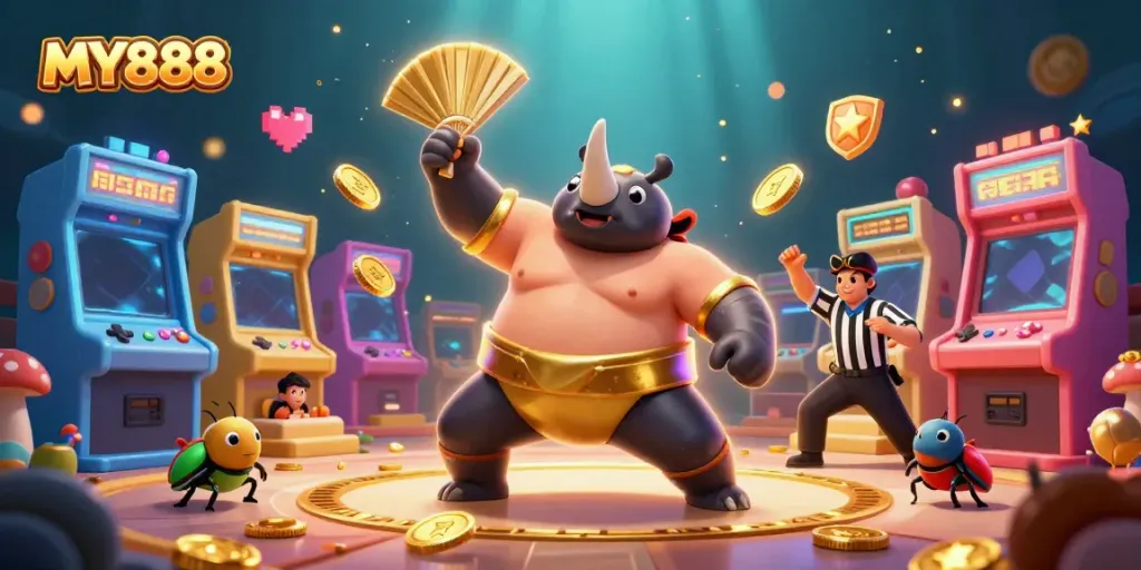 Experience excitement at MY888 with unique casino characters and gameplay elements.