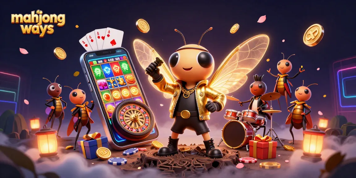 Win big with mahjong ways in an electrifying 3D casino scene filled with action!