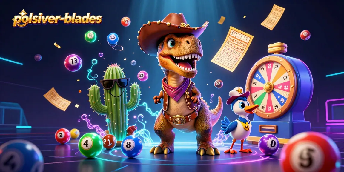 Experience thrilling lottery action with polsilver-blades and dynamic colorful game elements.