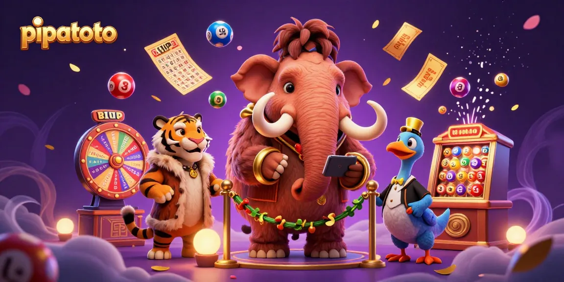 Pipatoto enhances your gaming experience with dynamic lottery elements and vibrant characters in a lively casino scene.