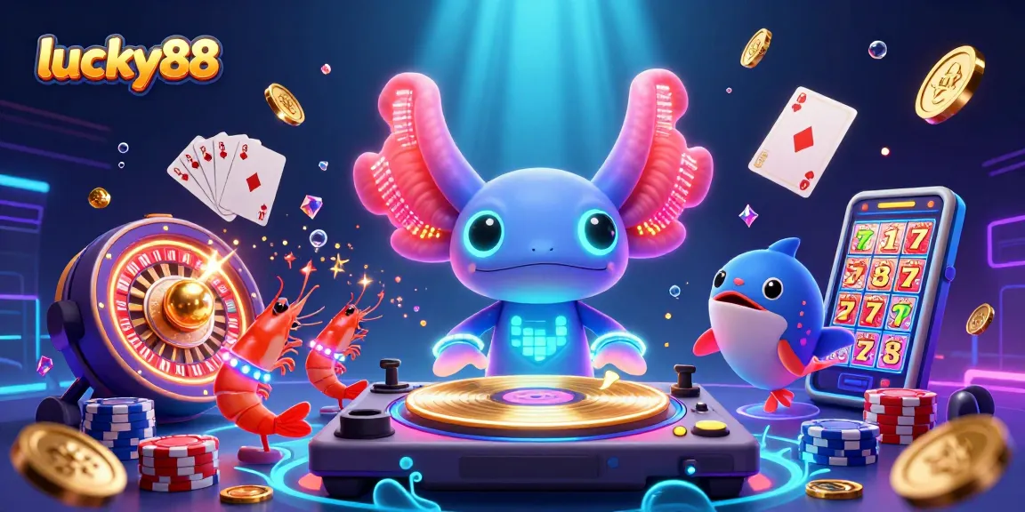 Experience the excitement of lucky88 with vibrant gaming visuals and dynamic characters.