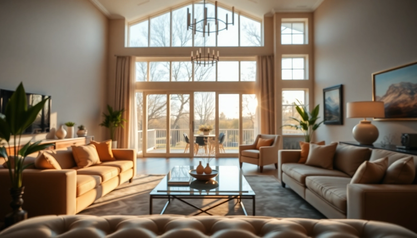 Showcase of Real Estate Photography highlighting a beautifully staged living room with natural light.