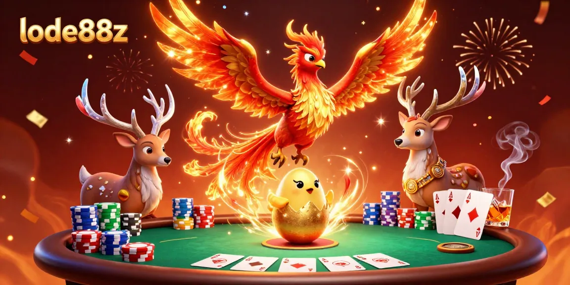 Experience the thrill of lode88z at a vibrant casino scene with intense gaming action.