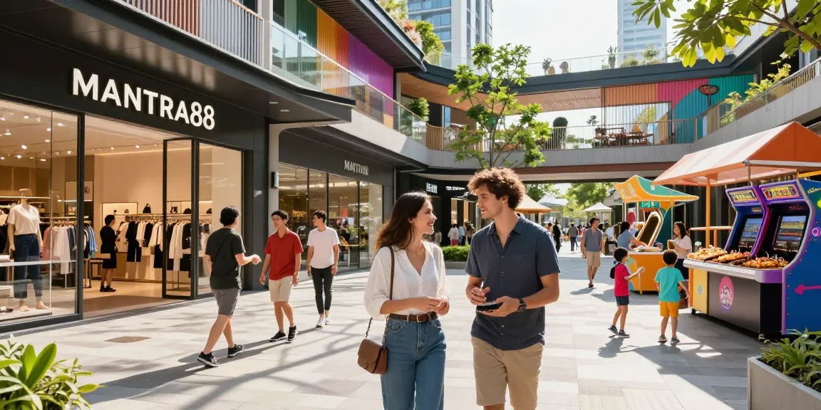 Experience the vibrant essence of mantra88, a modern commercial property featuring shopping, dining, and entertainment.