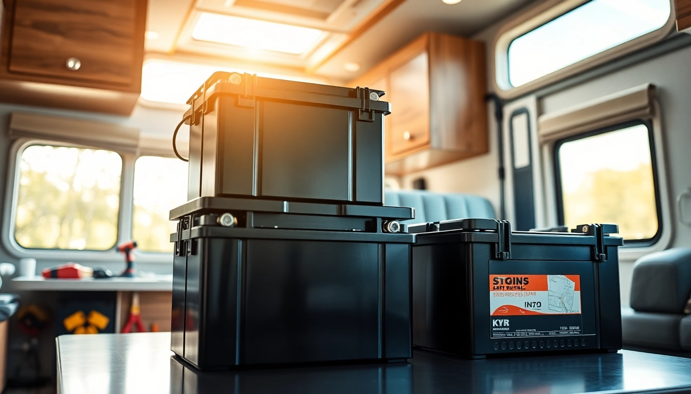 Optimize your camper with lithium RV batteries for reliable energy solutions.