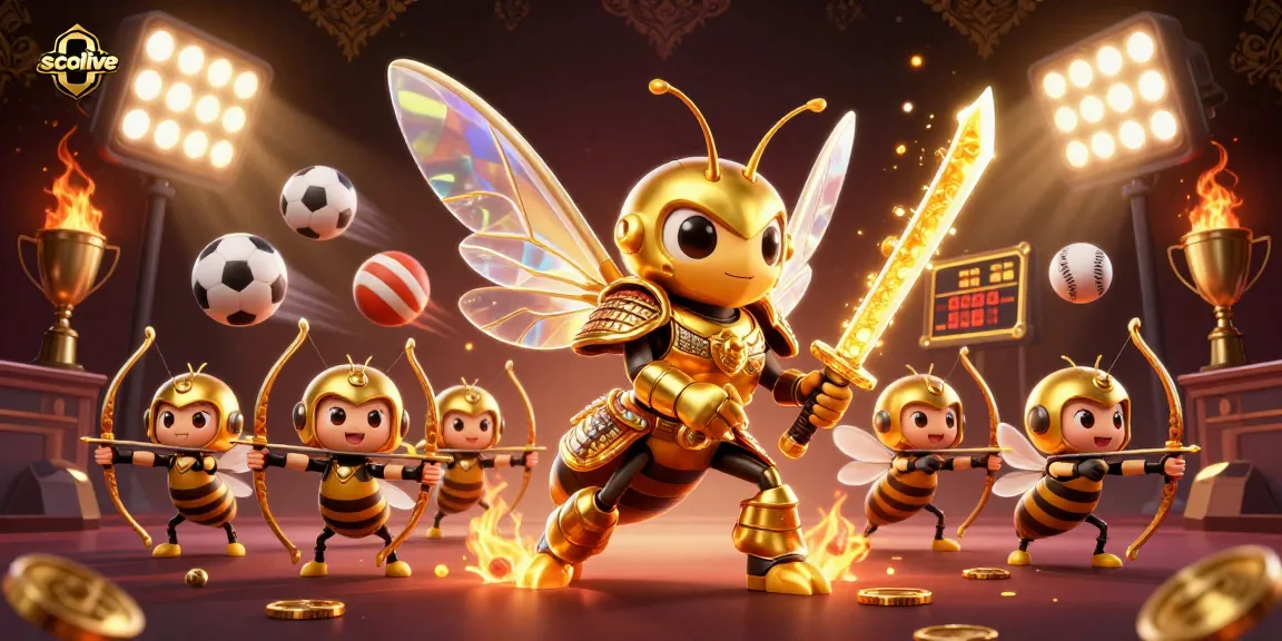 Socolive sports betting action with dynamic game elements and vibrant characters