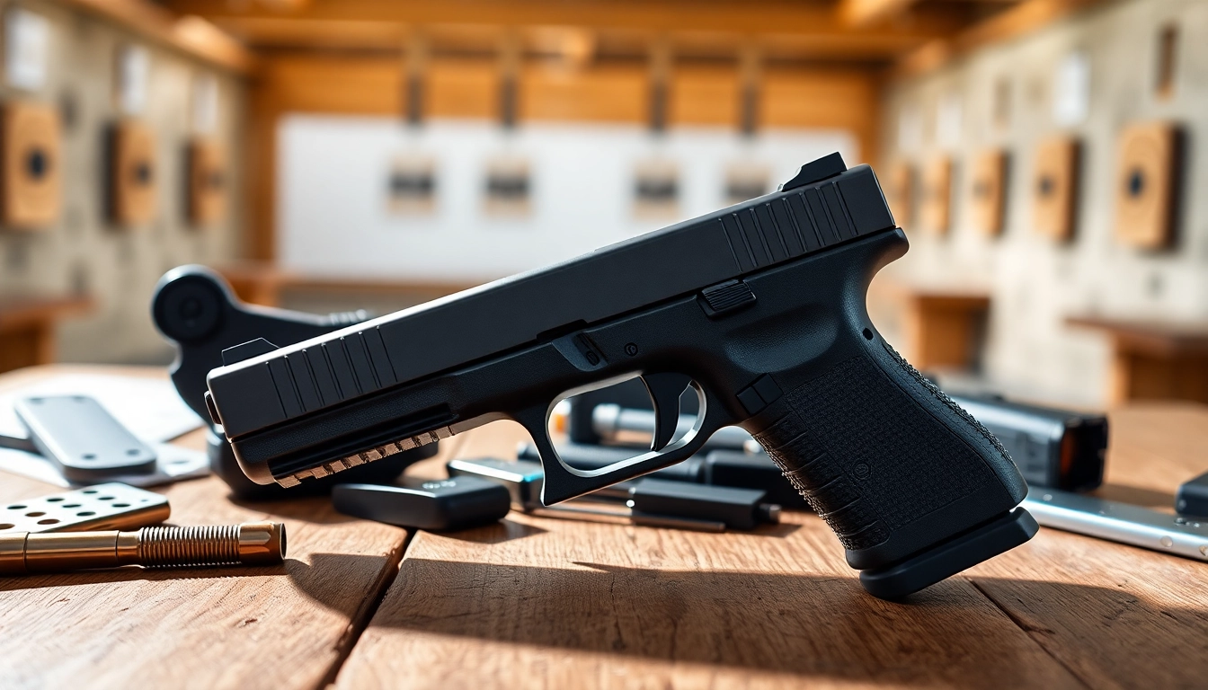 High-quality glock 17 slide for sale displayed in vivid detail.