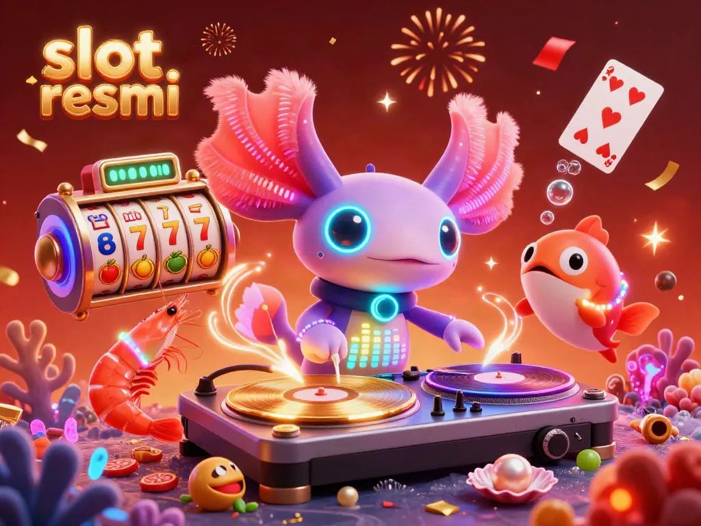 Experience exciting slot resmi gameplay with vibrant characters and underwater treasures in this stunning illustration.