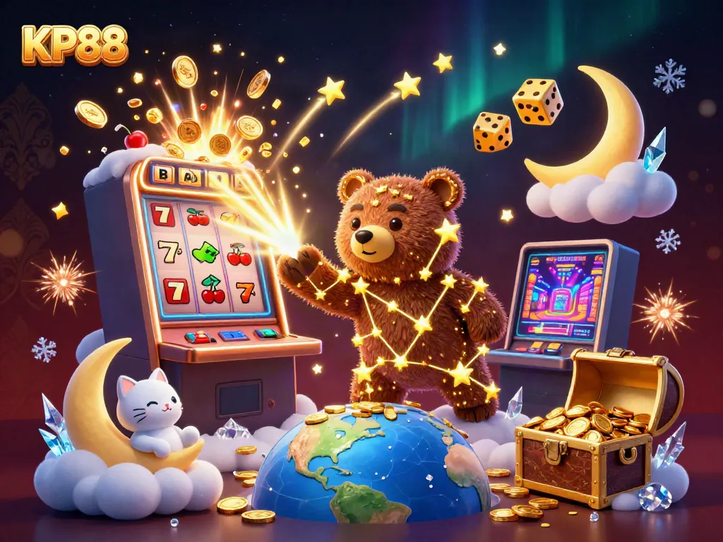 Experience jackpot thrills and magical wins at KP88 with vibrant characters and casino fun.